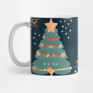 christmas tree pattern Mug